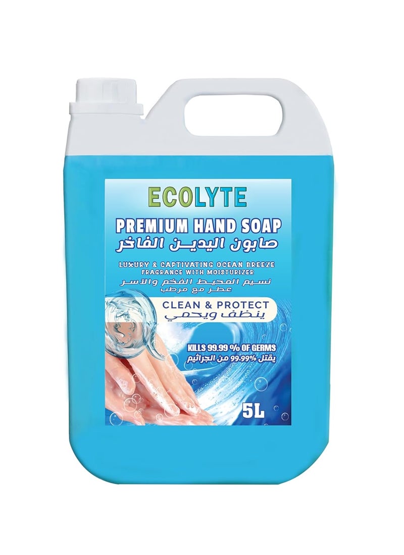 ECOLYTE+ Premium Hand Soap - Ocean Breeze 5L